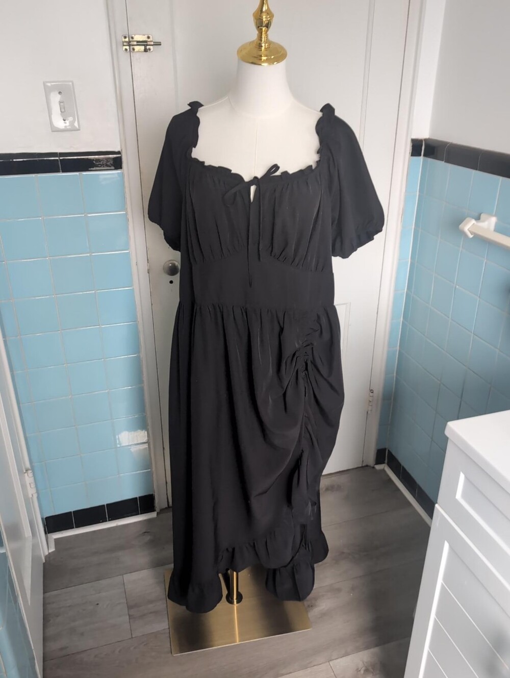 Scarlet Darkness Black Renaissance High Low Dress 2XL